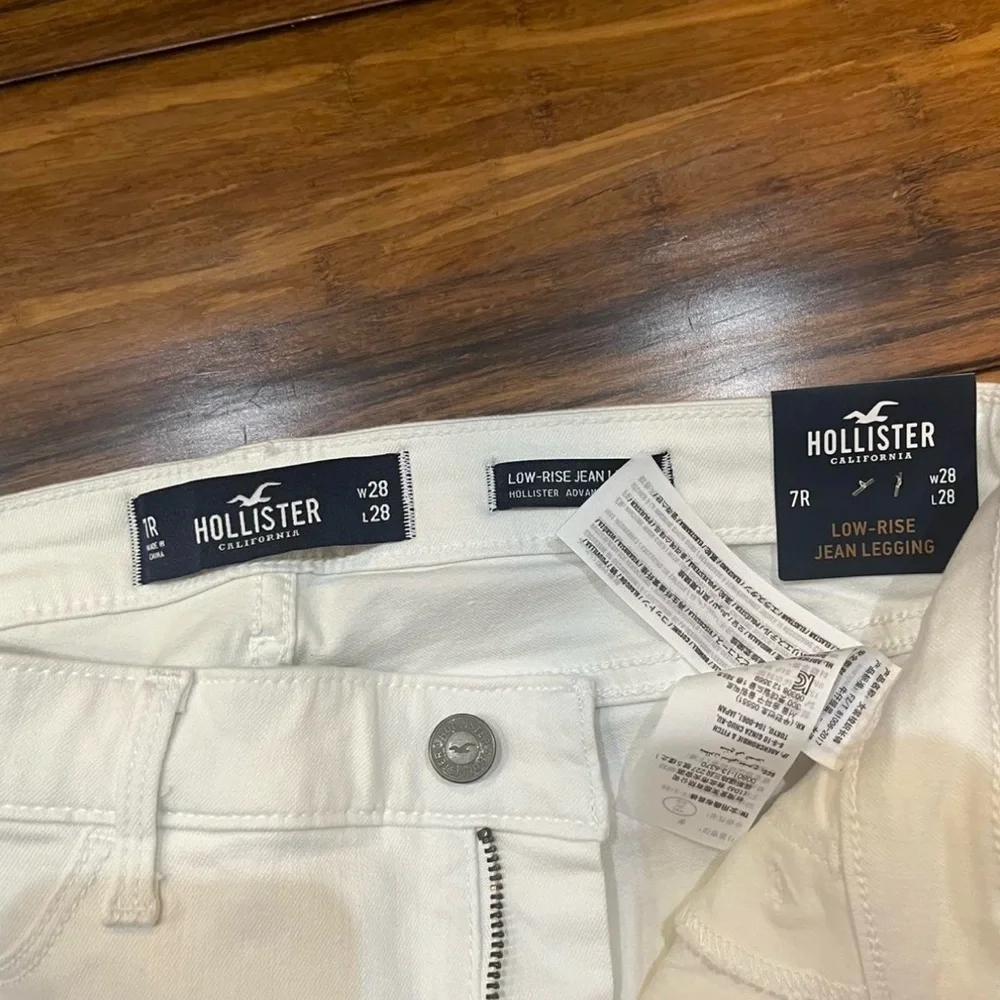 Hollister Women's White Skinny Jeans - Picture 1 of 4